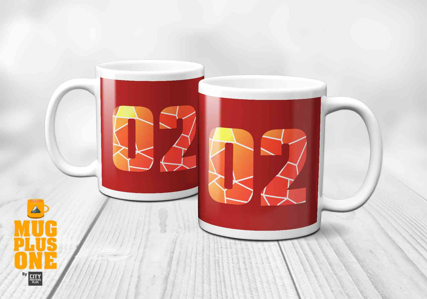 02 Number Mug (Red)