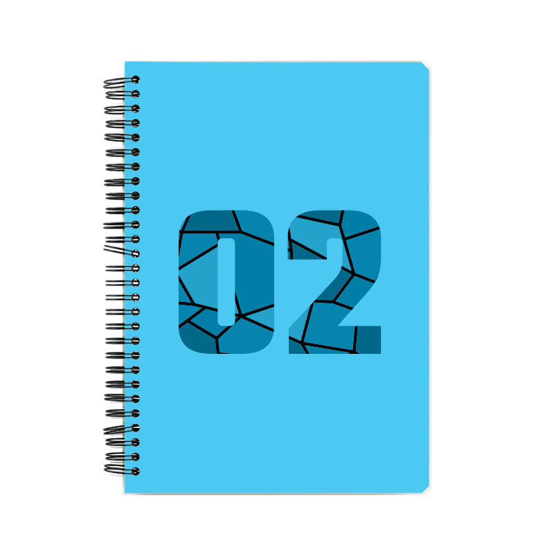Notebook Plus One 02 Number Spiral Notebook (Sky Blue)