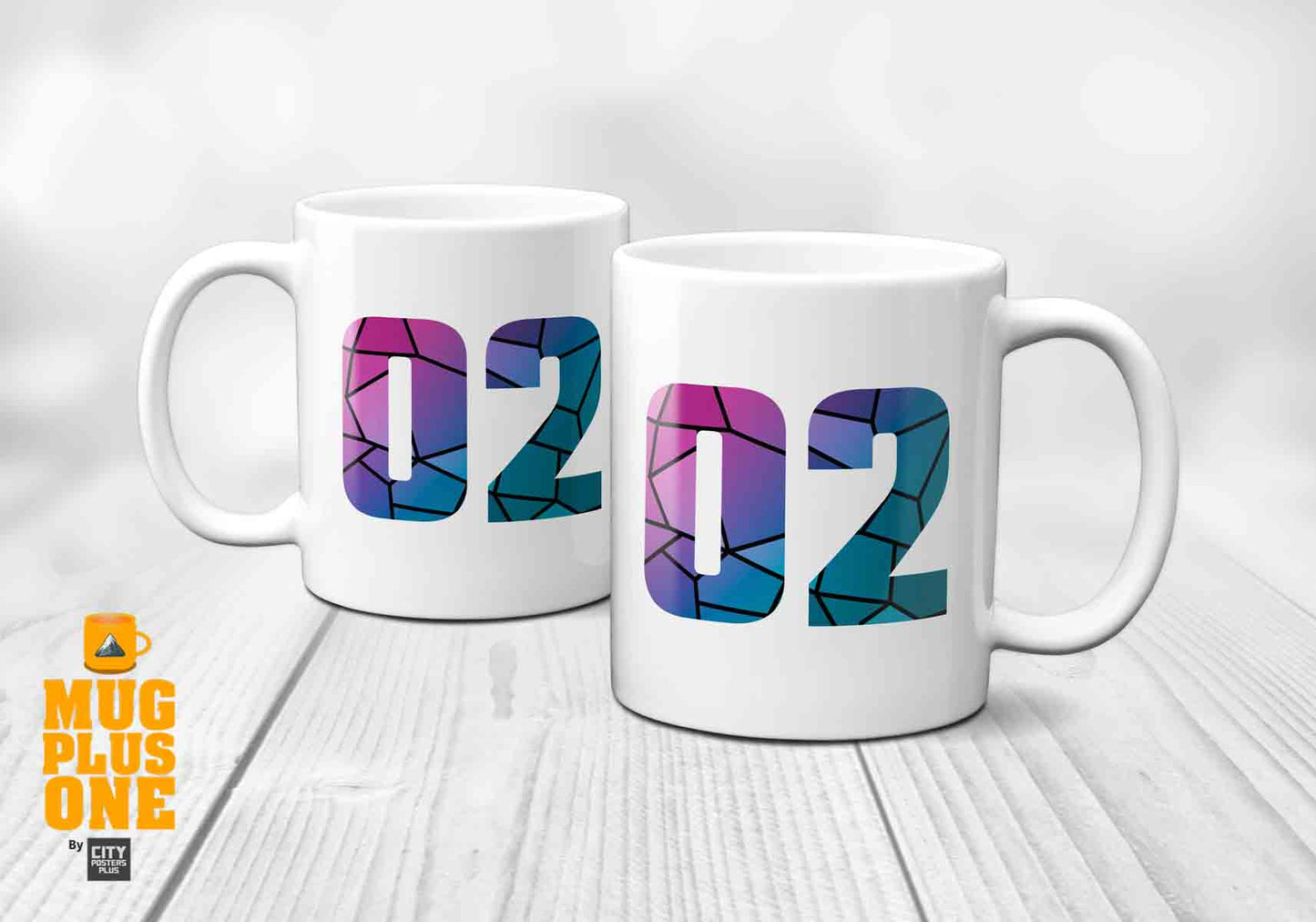02 Number Mug (White)