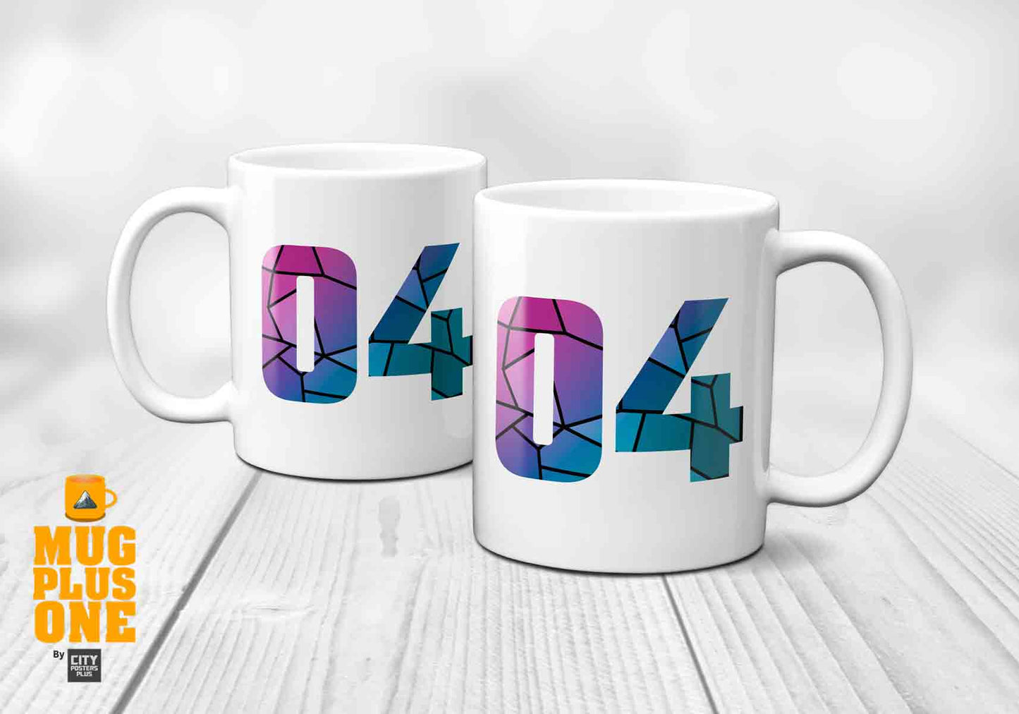 04 Number Mug (White)