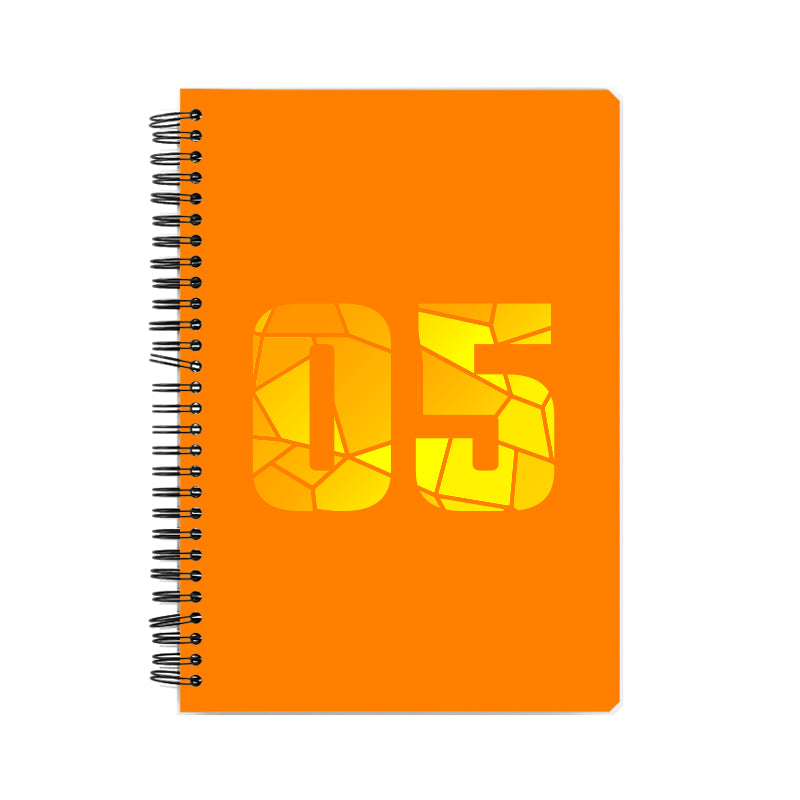 Notebook Plus One 05 Number Spiral Notebook (Orange)