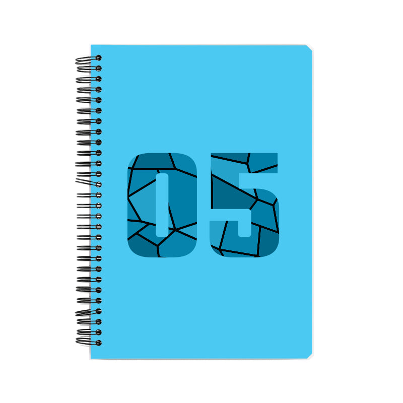 Notebook Plus One 05 Number Spiral Notebook (Sky Blue)