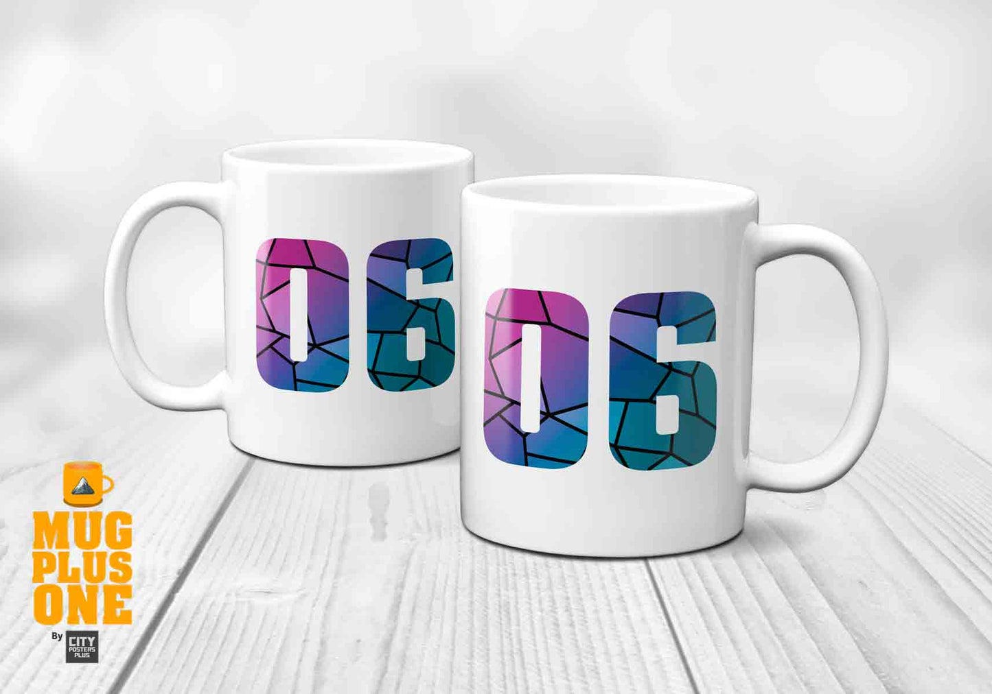 06 Number Mug (White)