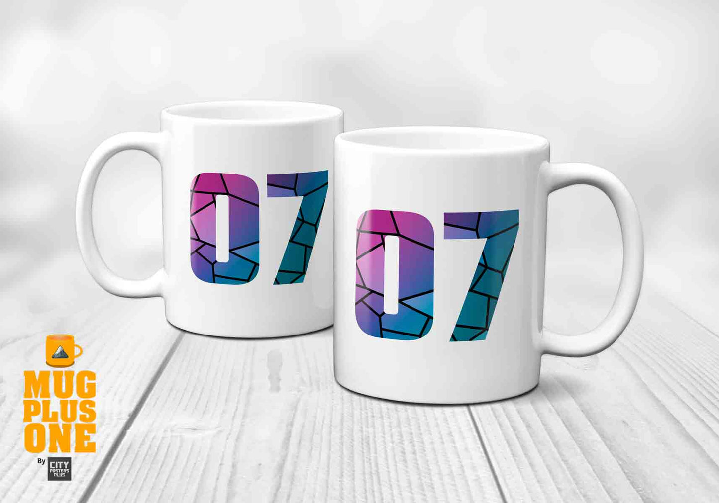 07 Number Mug (White)