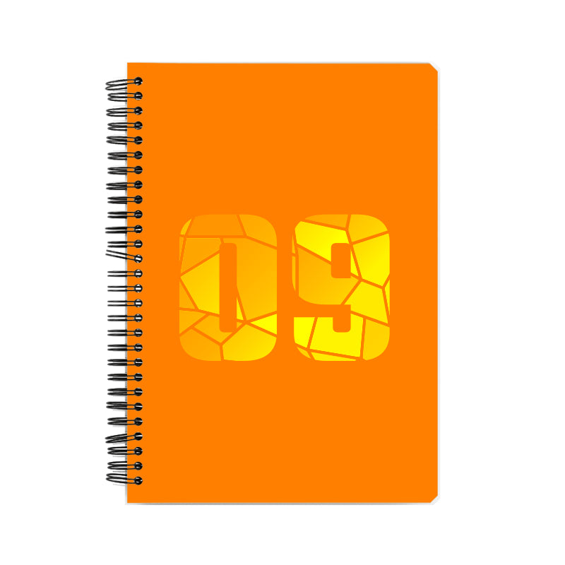 Notebook Plus One 09 Number Spiral Notebook (Orange)