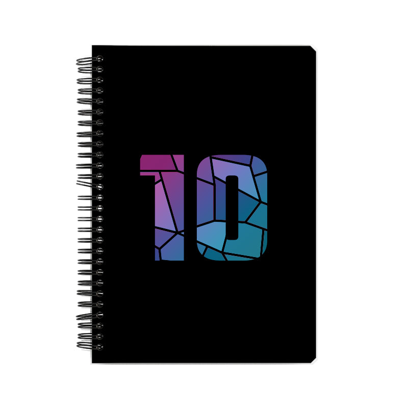 Notebook Plus One 10 Number Spiral Notebook (Black)