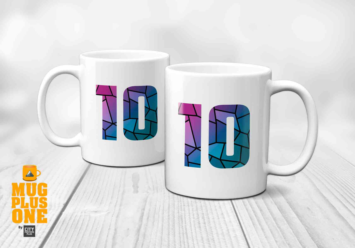 10 Number Mug (White)