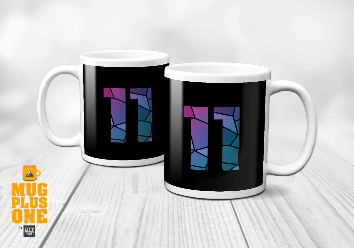 11 Number Mug (Black)