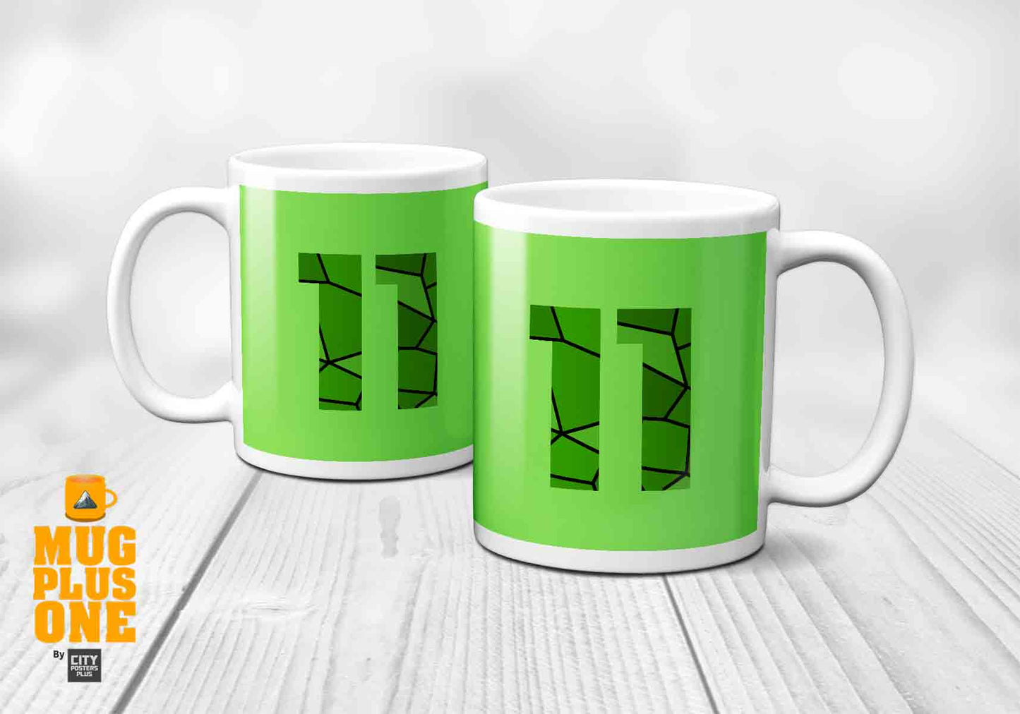 11 Number Mug (Liril Green)