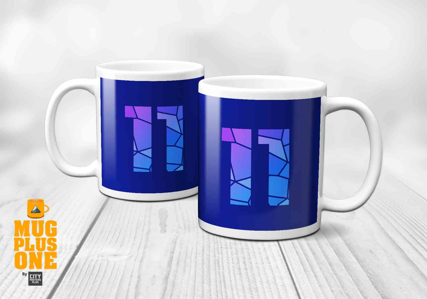 11 Number Mug (Royal Blue)