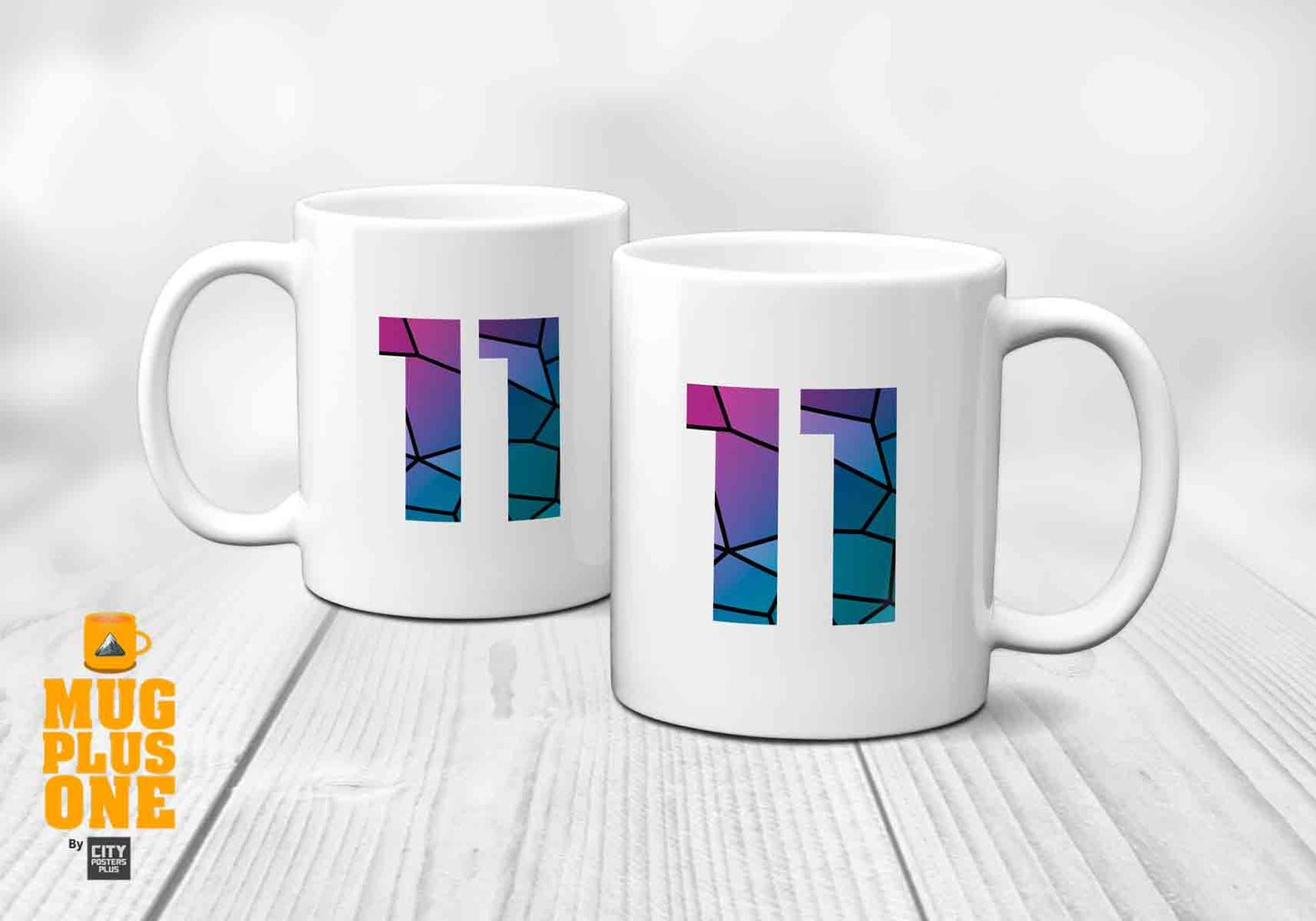 11 Number Mug (White)