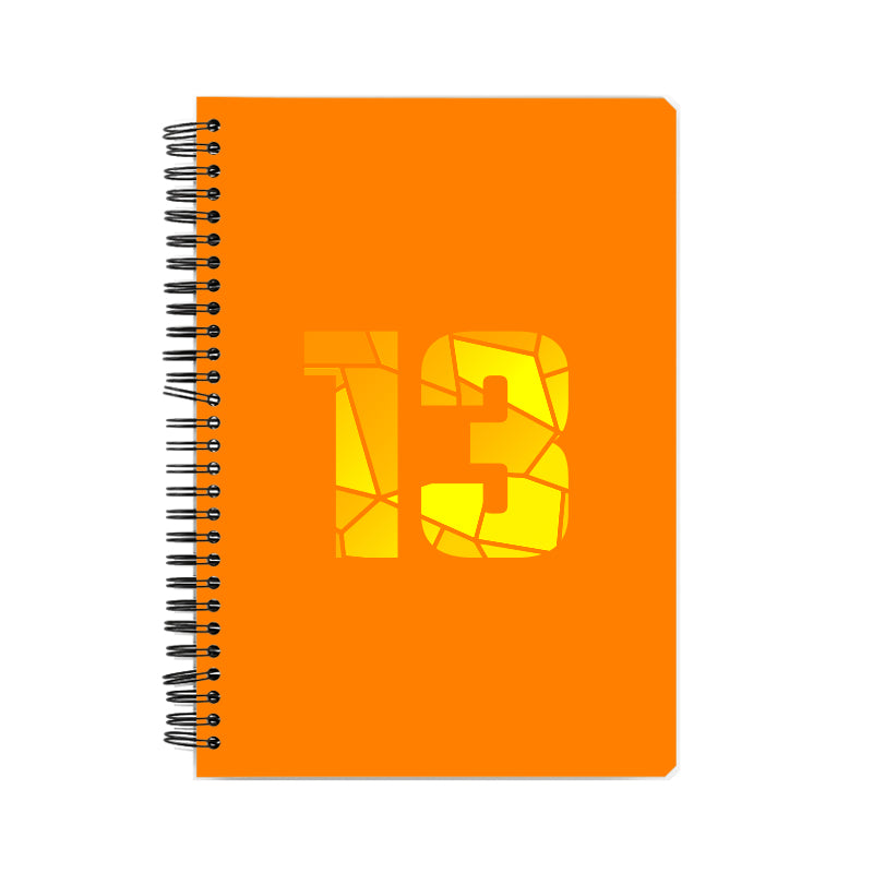 Notebook Plus One 13 Number Spiral Notebook (Orange)