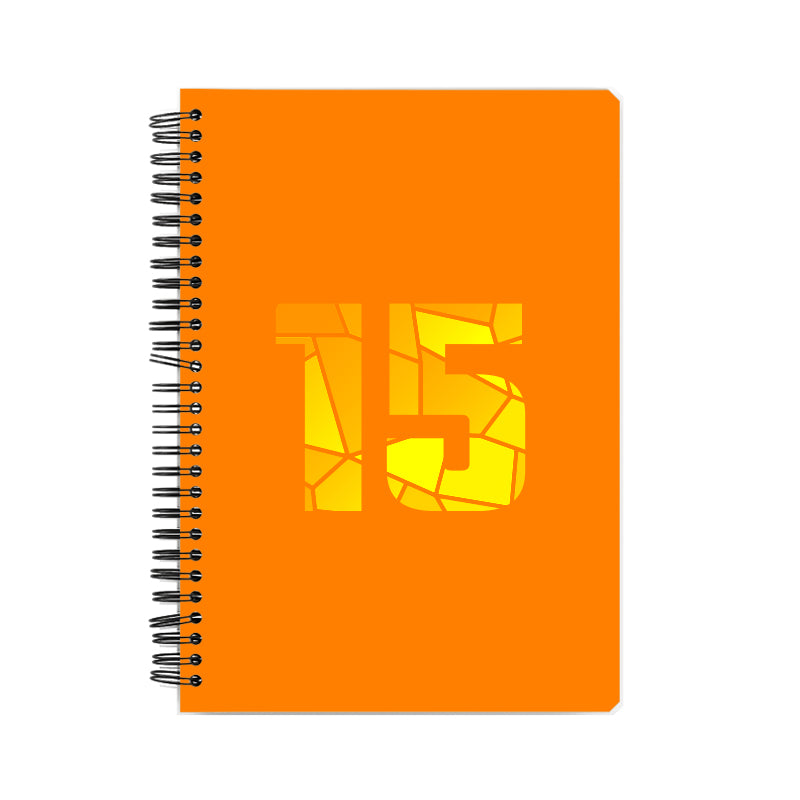 Notebook Plus One 15 Number Spiral Notebook (Orange)