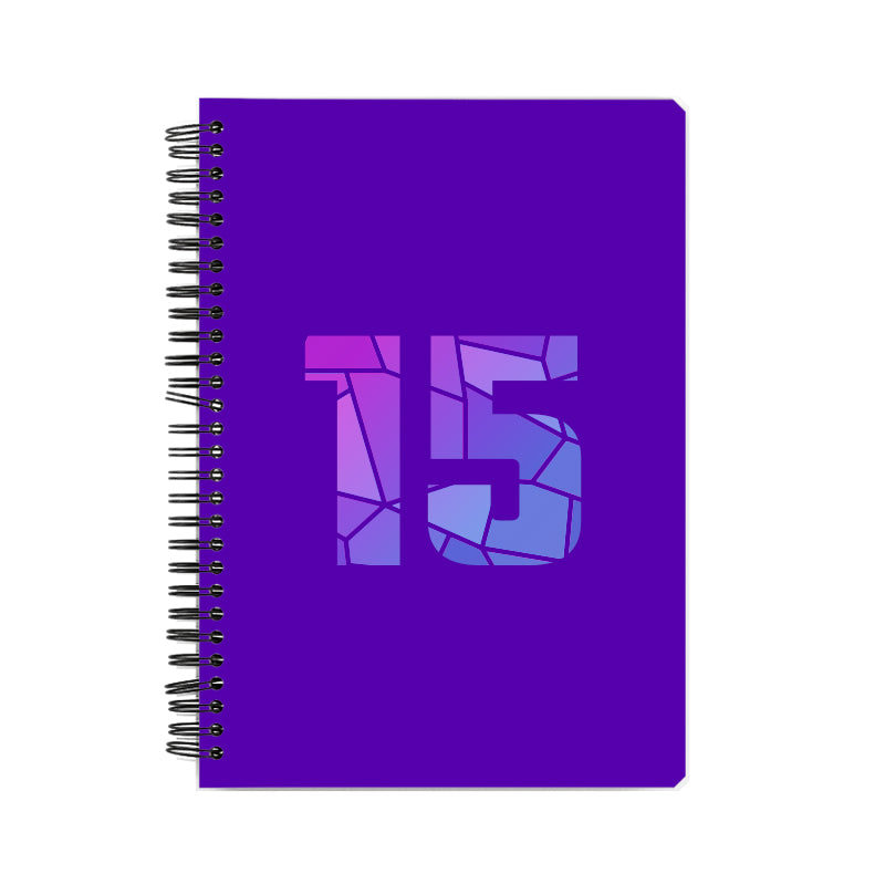 Notebook Plus One 15 Number Spiral Notebook (Purple)