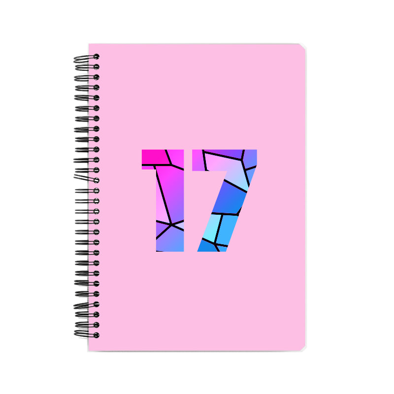 Notebook Plus One 17 Number Spiral Notebook (Light Pink)