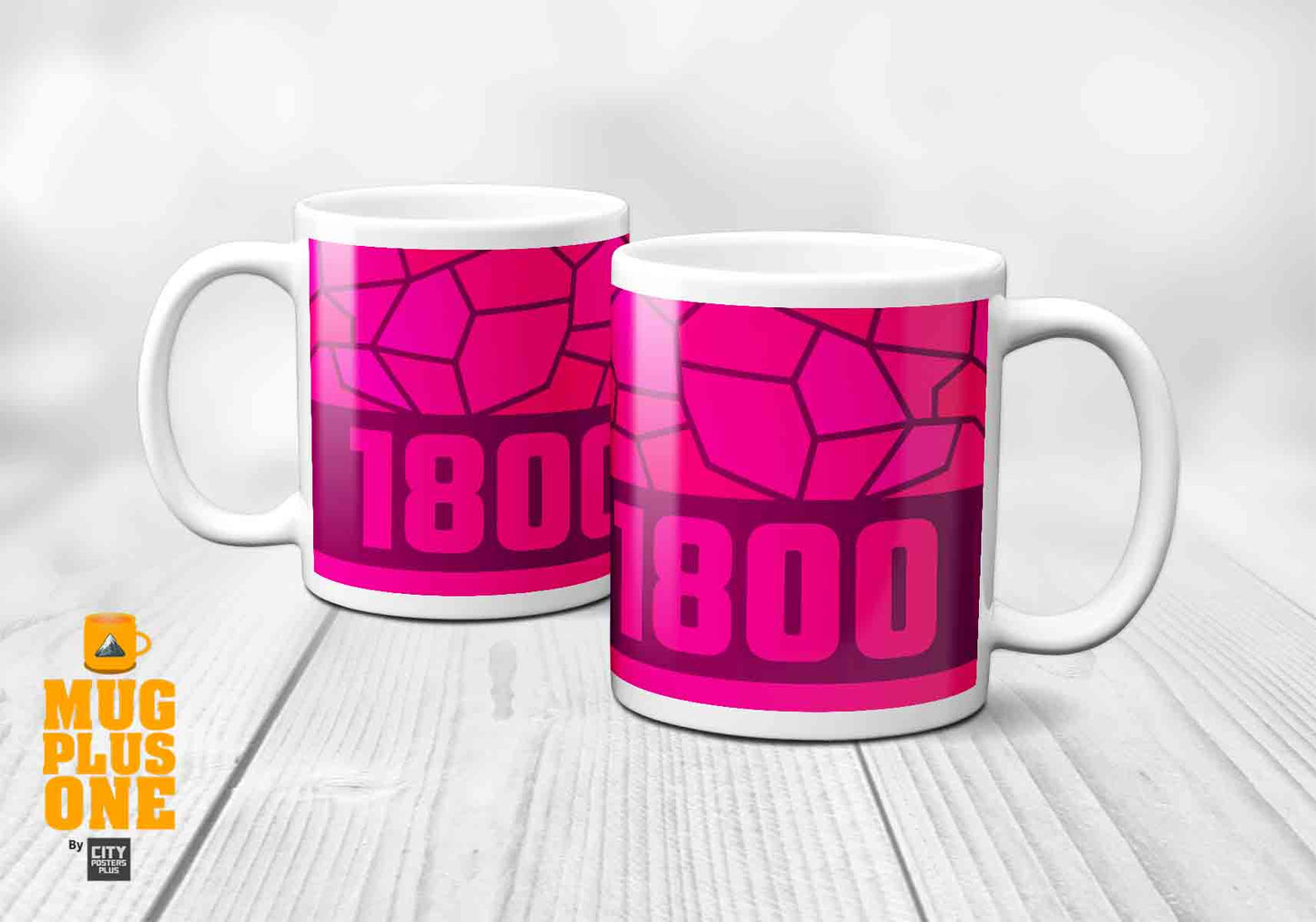 1800 Year Mug (11oz, Light Pink)