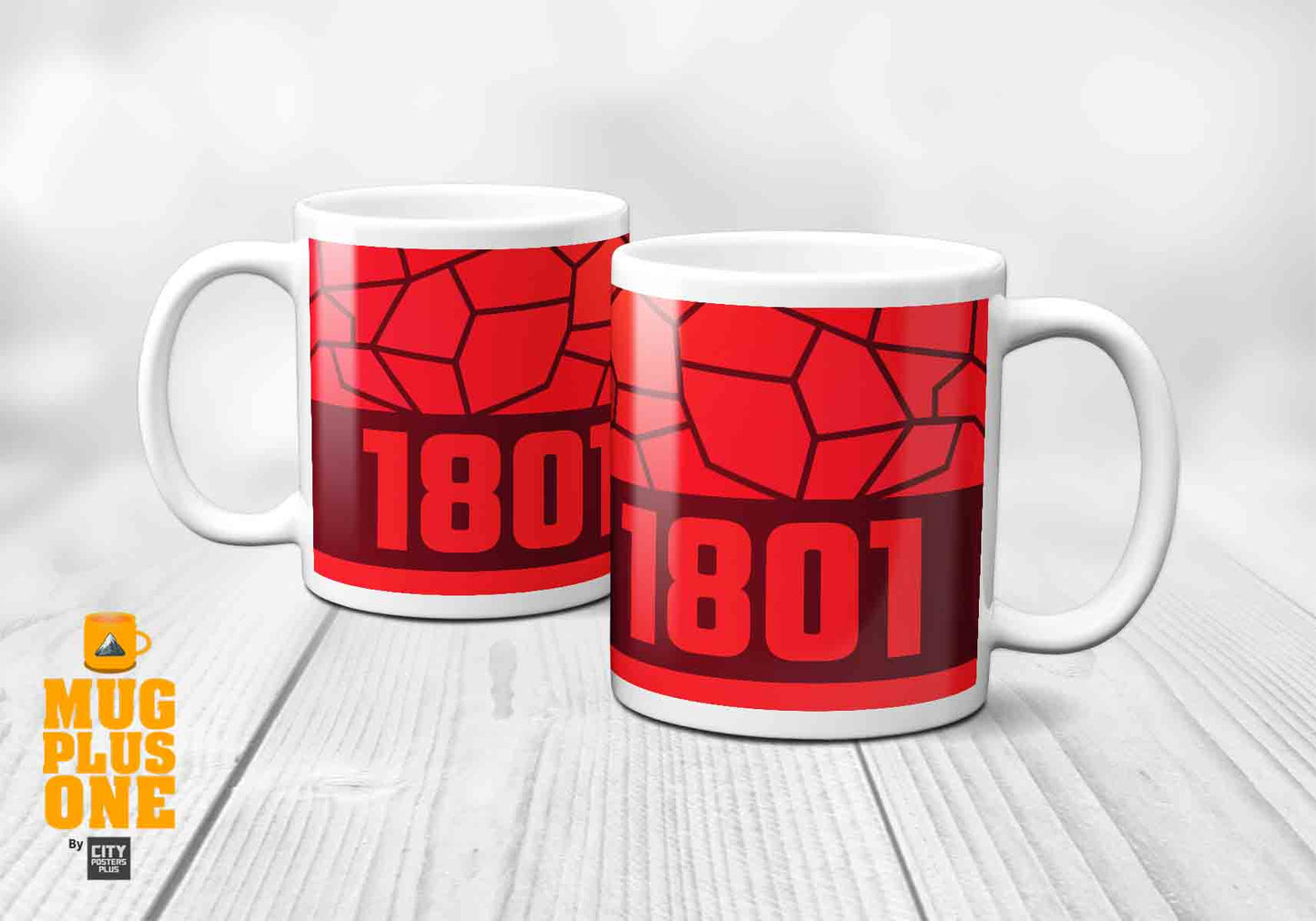 1801 Year Mug (11oz, Maroon)
