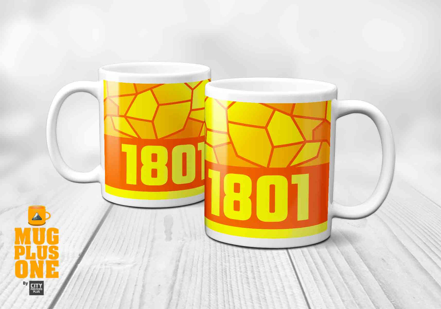 1801 Year Mug (11oz, Orange)