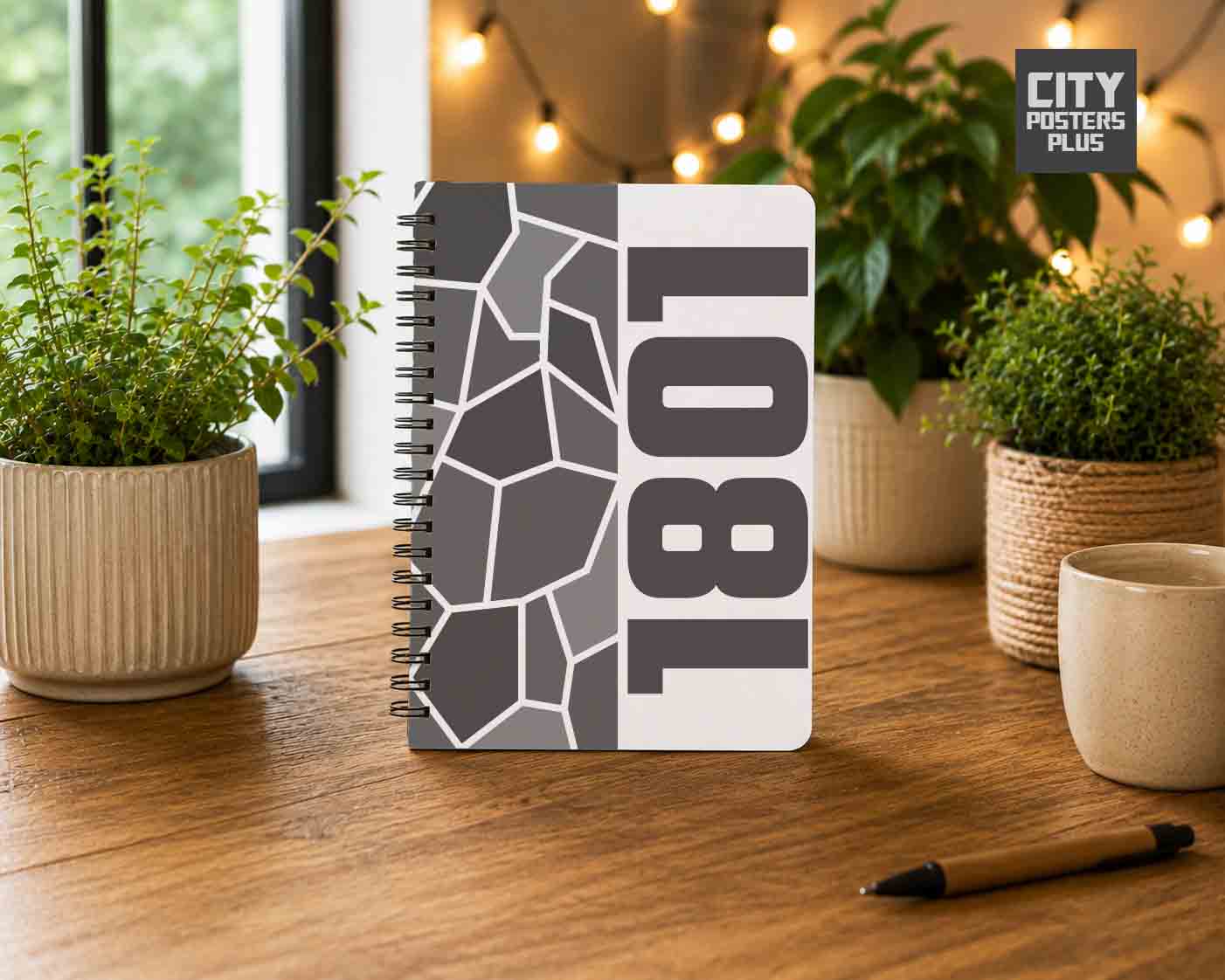 1801 Year Notebook (White)