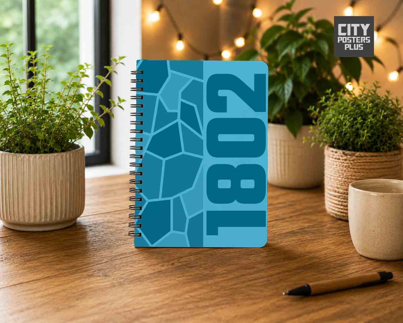1802 Year Notebook (Sky Blue)
