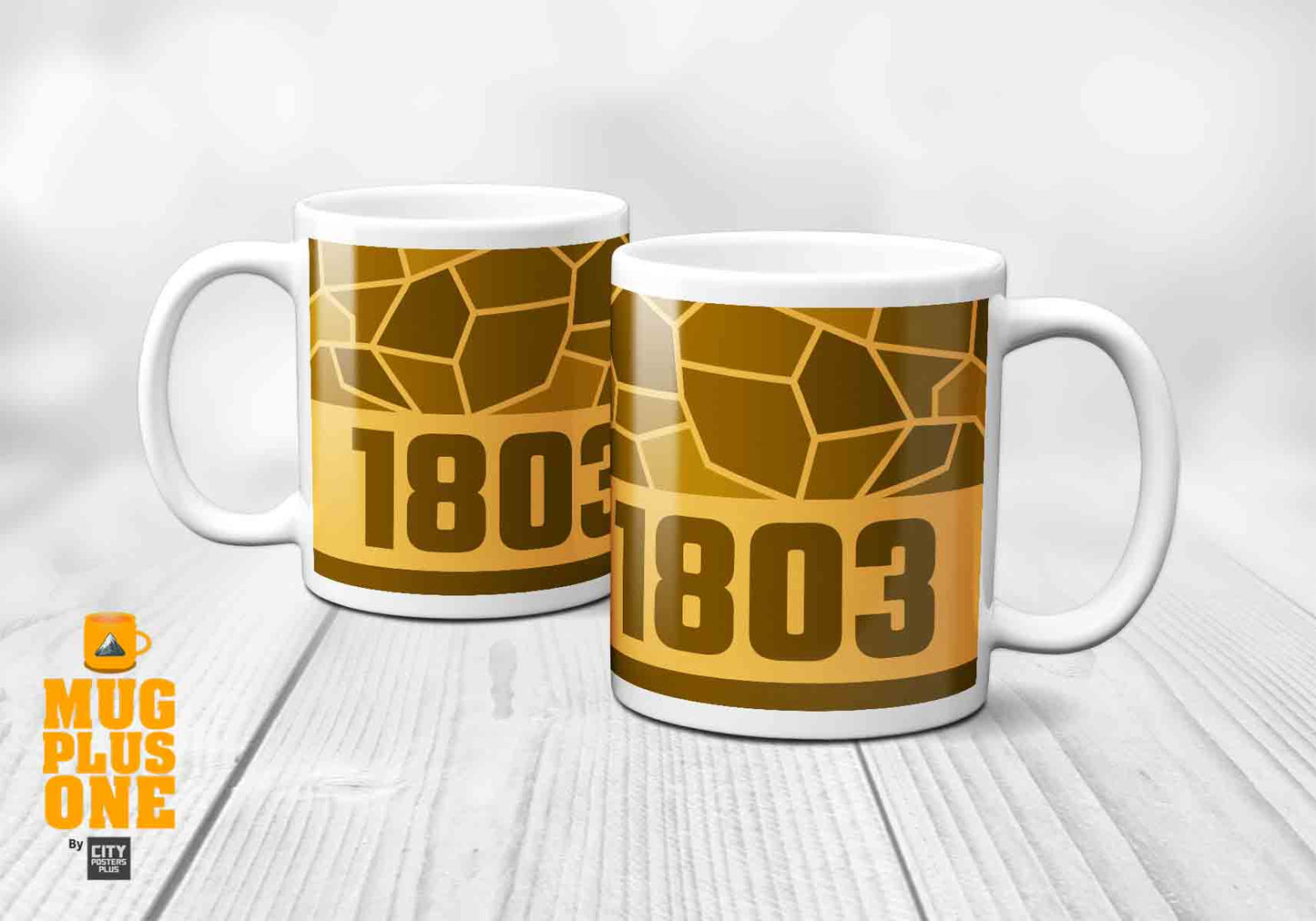 1803 Year Mug (11oz, Golden Yellow)