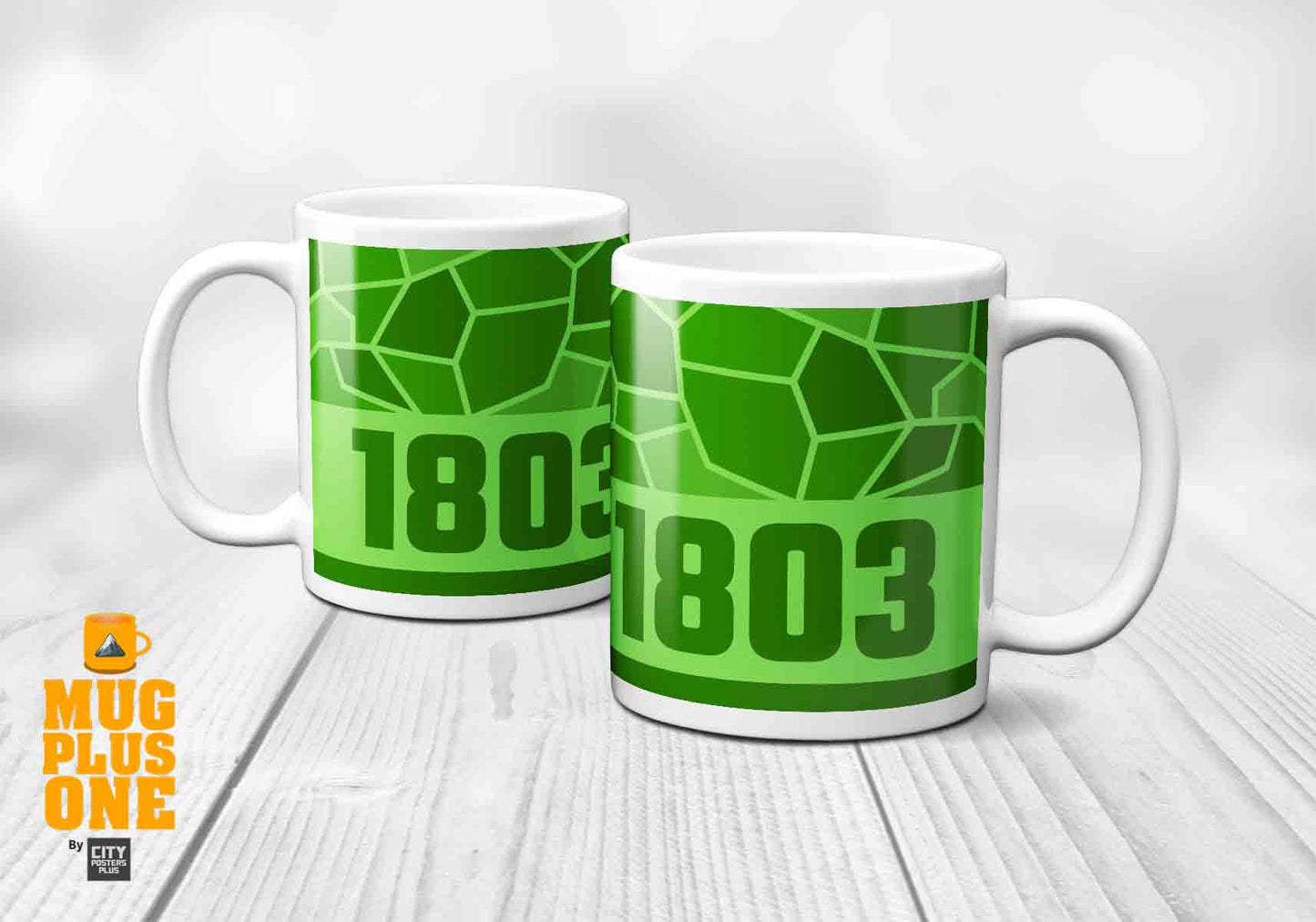 1803 Year Mug (11oz, Liril Green)