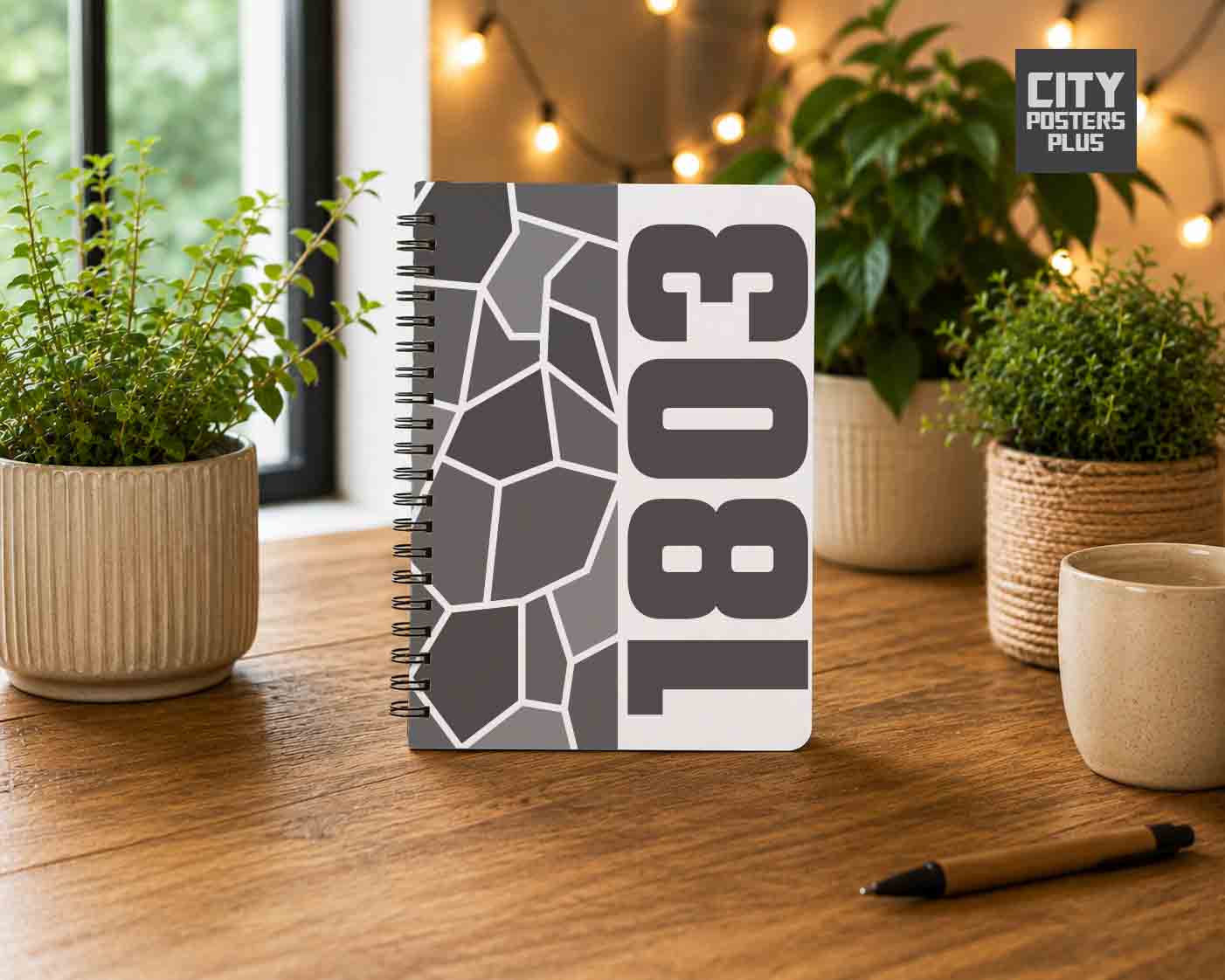 1803 Year Notebook (White)