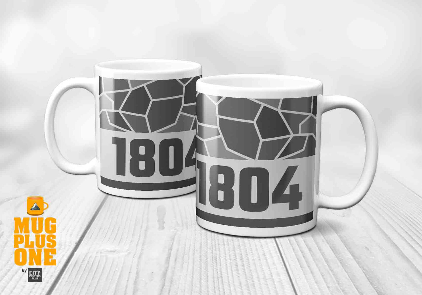 1804 Year Mug (11oz, Melange Grey)