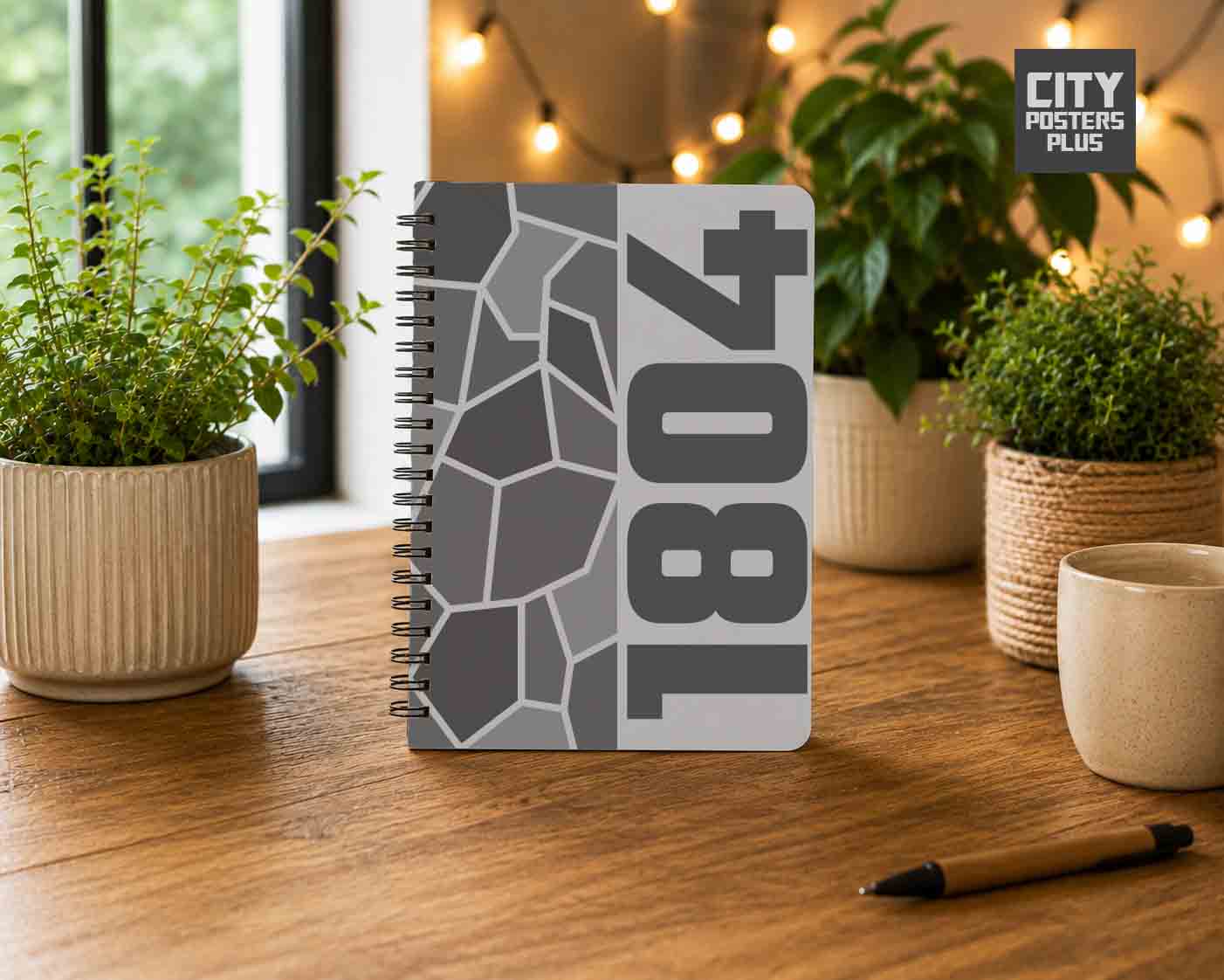 1804 Year Notebook (Melange Grey)