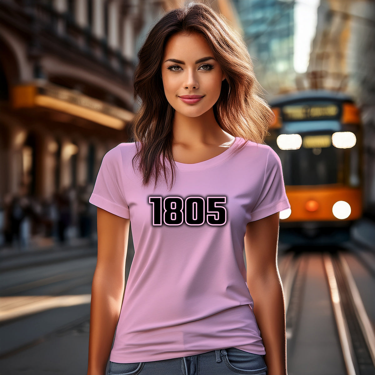1805 Women T-Shirt | Vintage Birth Year Shirt | City Posters Plus