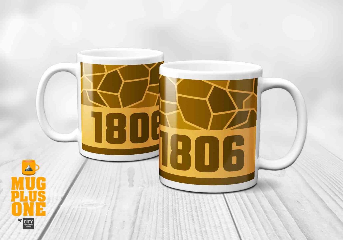 1806 Year Mug (11oz, Golden Yellow)