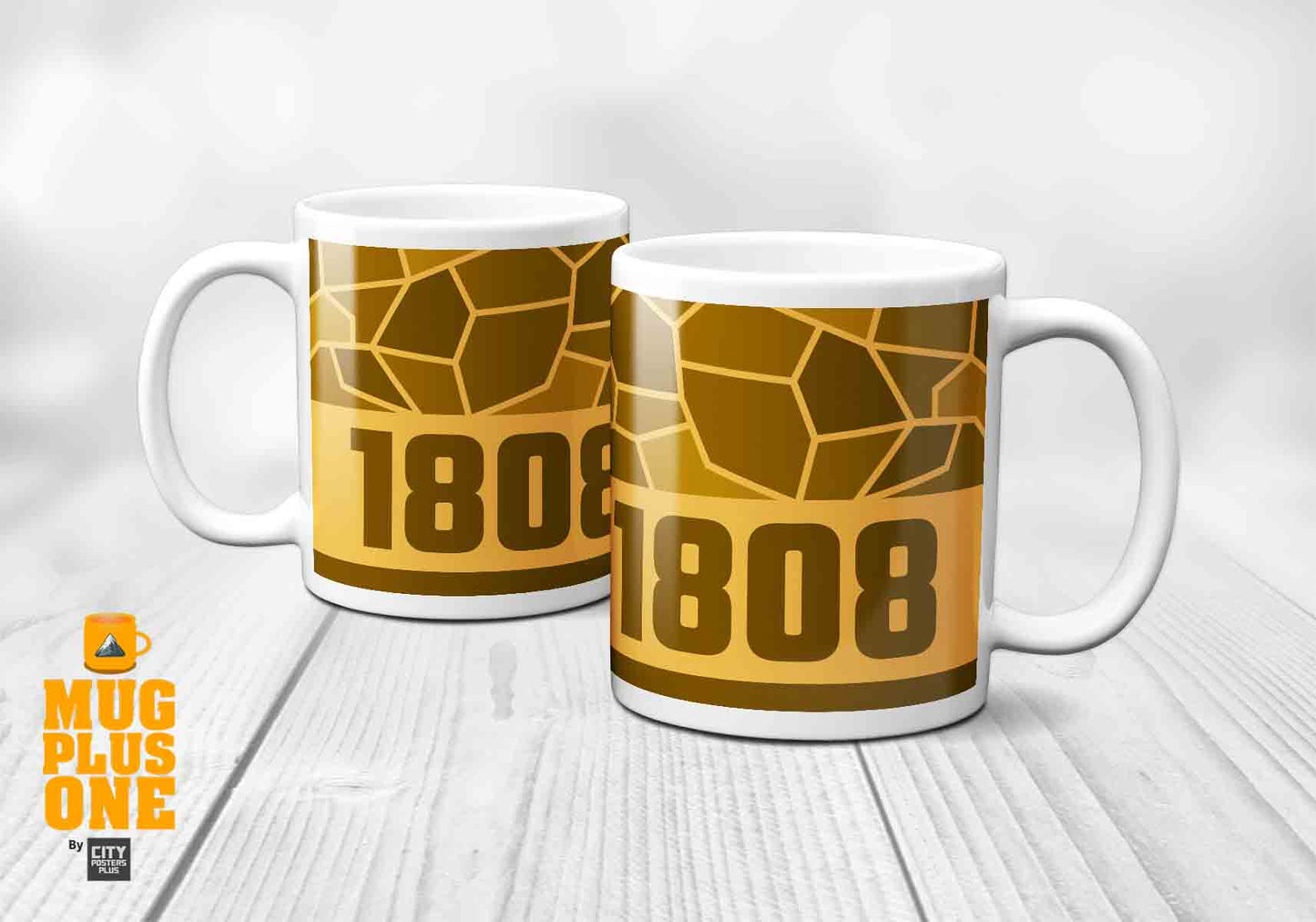 1808 Year Mug (11oz, Golden Yellow)