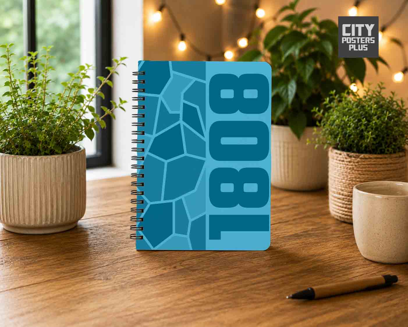 1808 Year Notebook (Sky Blue)
