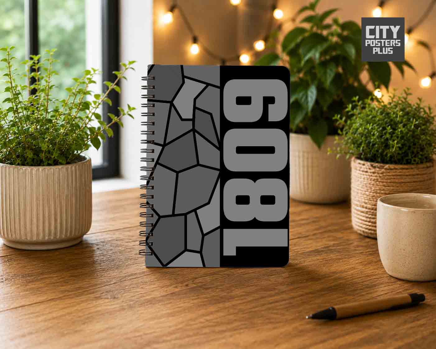 1809 Year Notebook (Black)