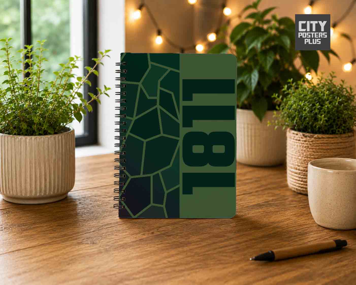 1811 Year Notebook (Olive Green)
