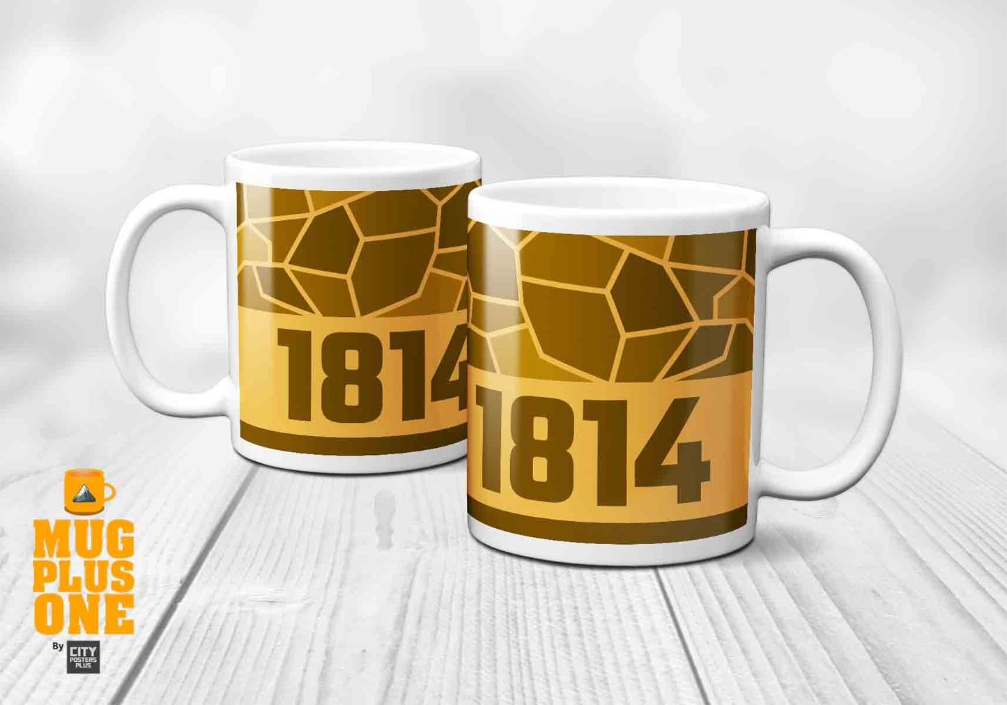 1814 Year Mug (11oz, Golden Yellow)