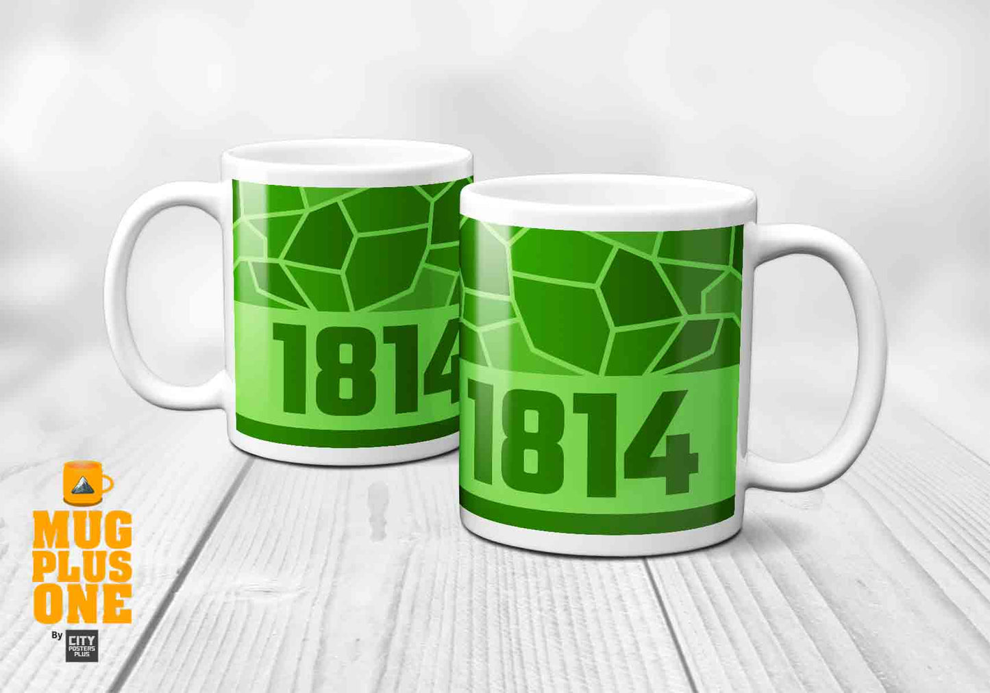 1814 Year Mug (11oz, Liril Green)