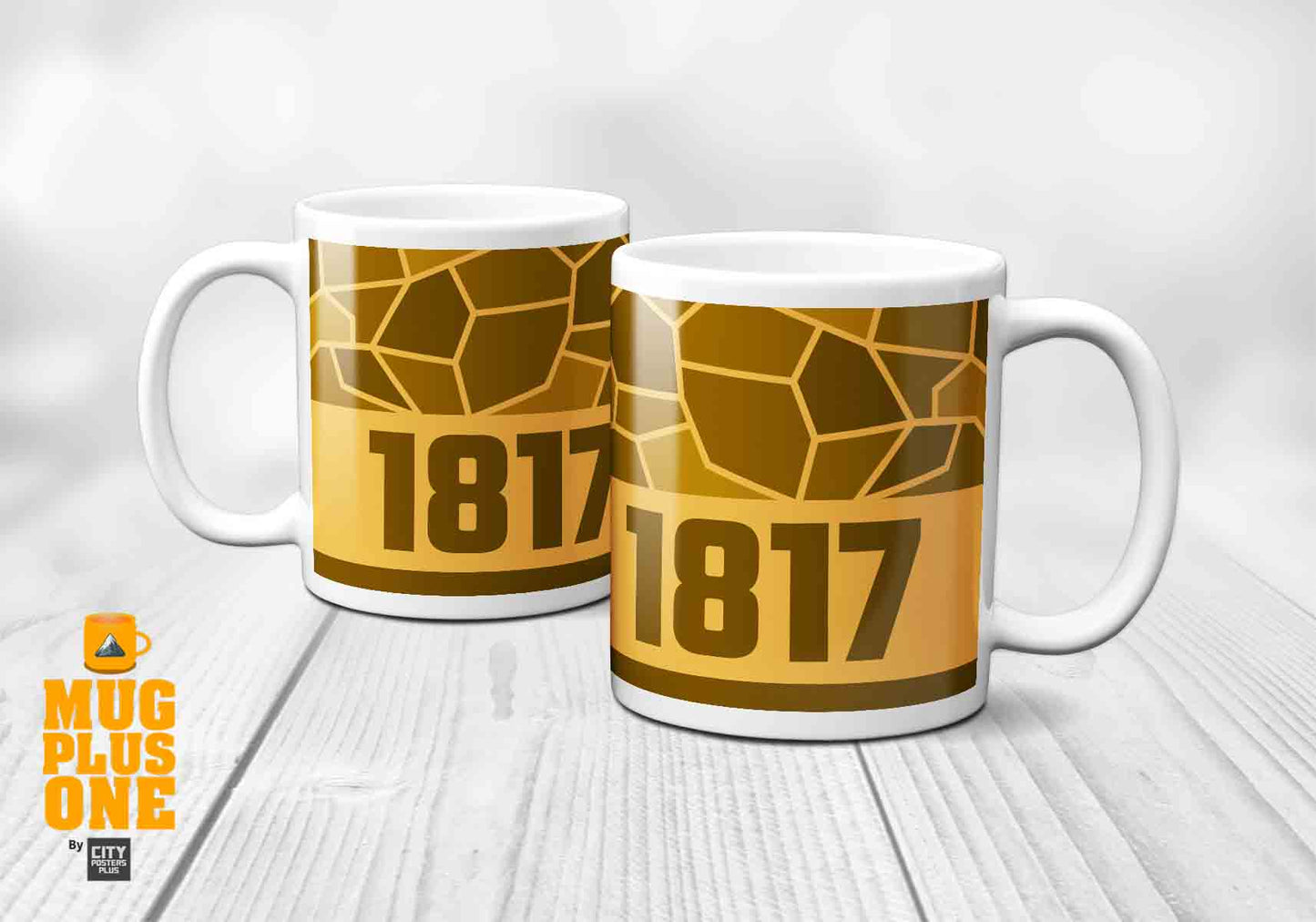 1817 Year Mug (11oz, Golden Yellow)