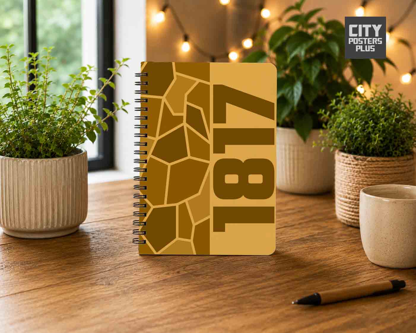 1817 Year Notebook (Golden Yellow)