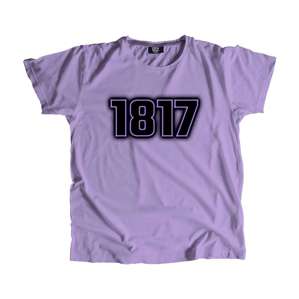1817 Vintage Heritage Year Men Unisex T-Shirt (Iris Lavender)