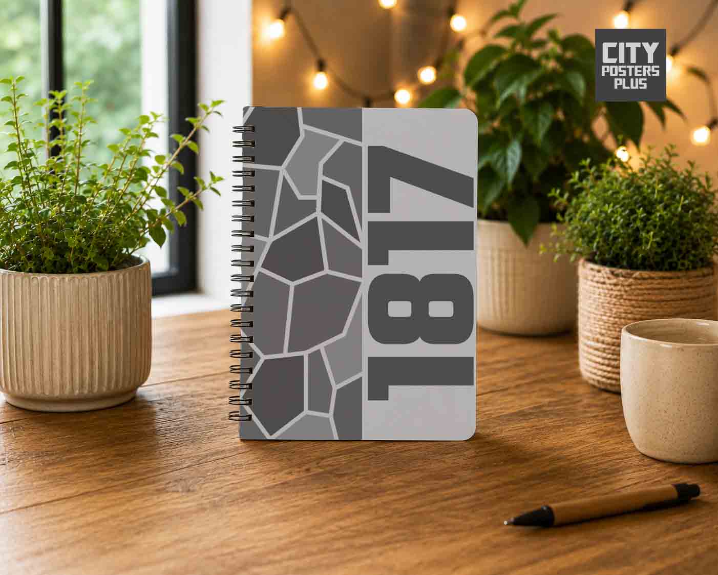 1817 Year Notebook (Melange Grey)
