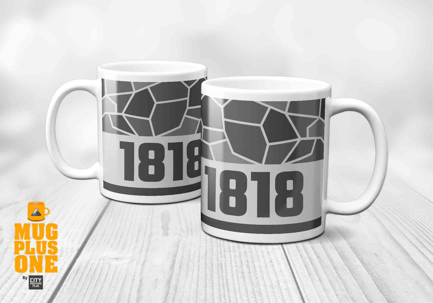 1818 Year Mug (11oz, Melange Grey)