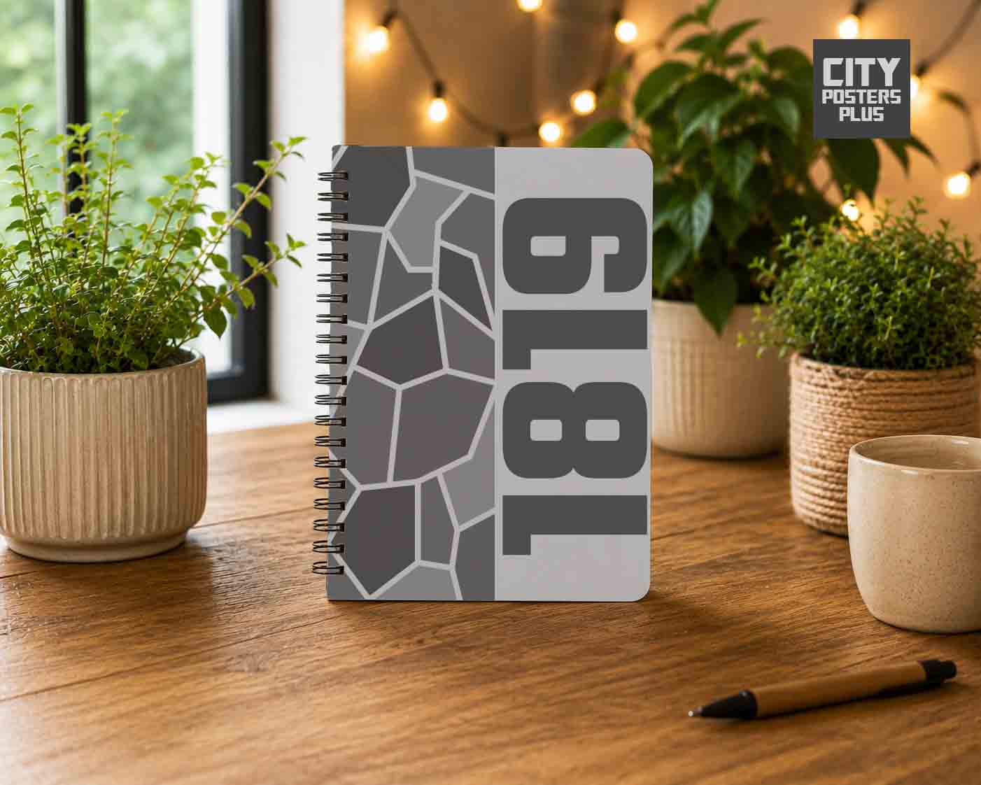 1819 Year Notebook (Melange Grey)