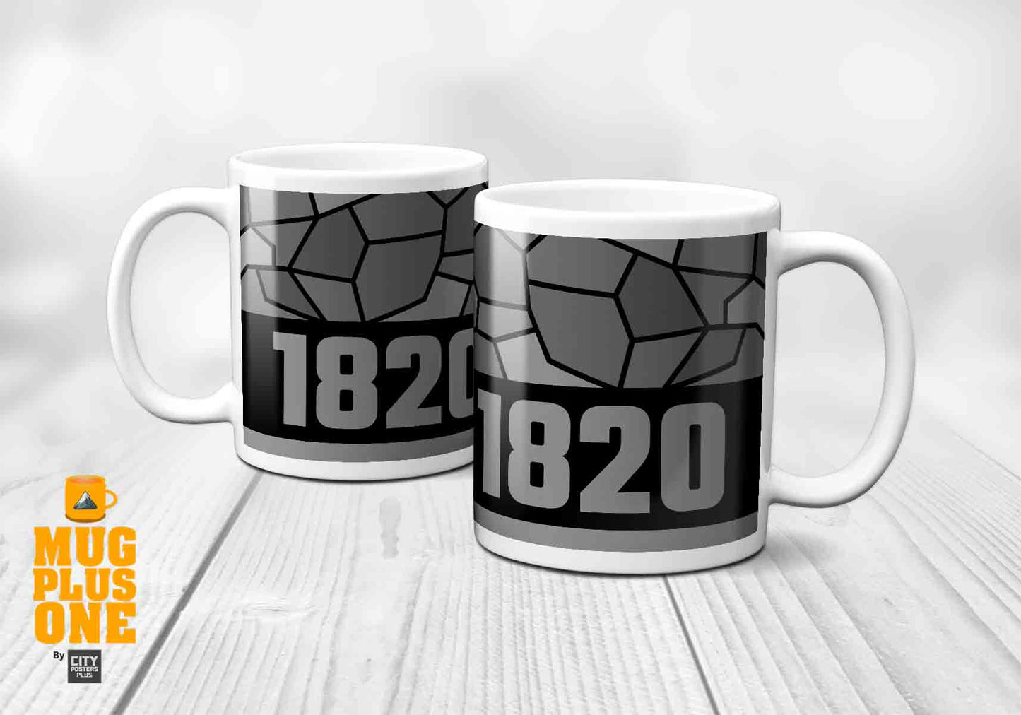 1820 Year Mug (11oz, Black)