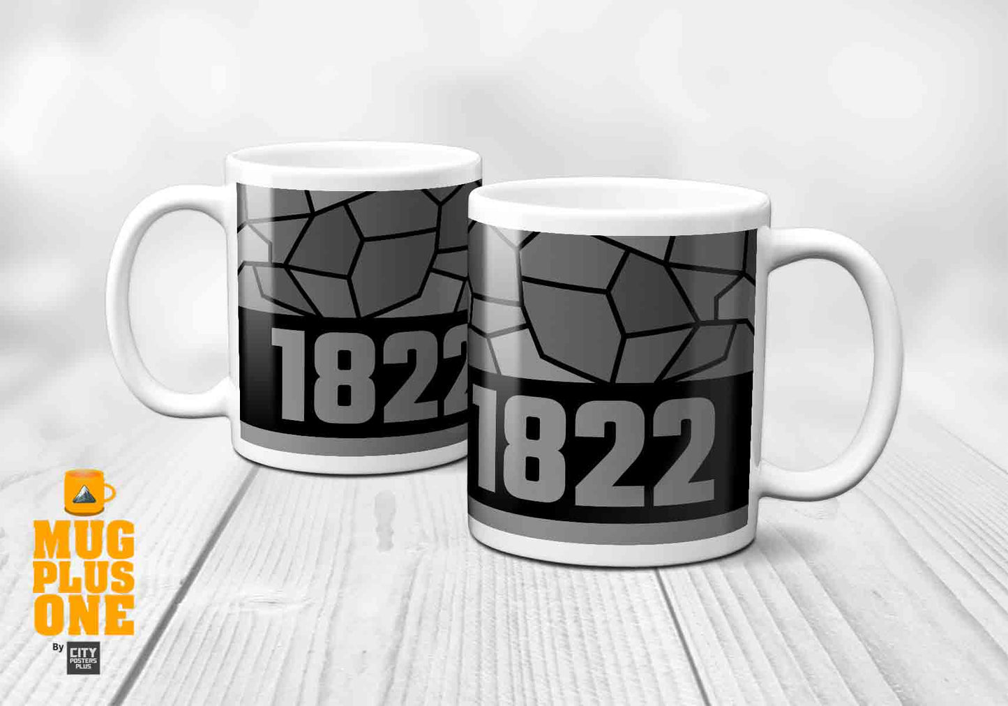 1822 Year Mug (11oz, Black)