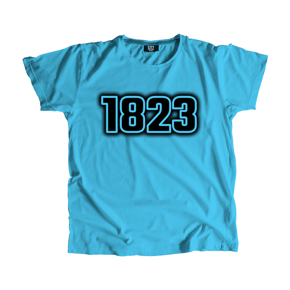 1823 Vintage Heritage Year Men Unisex T-Shirt (Sky Blue)
