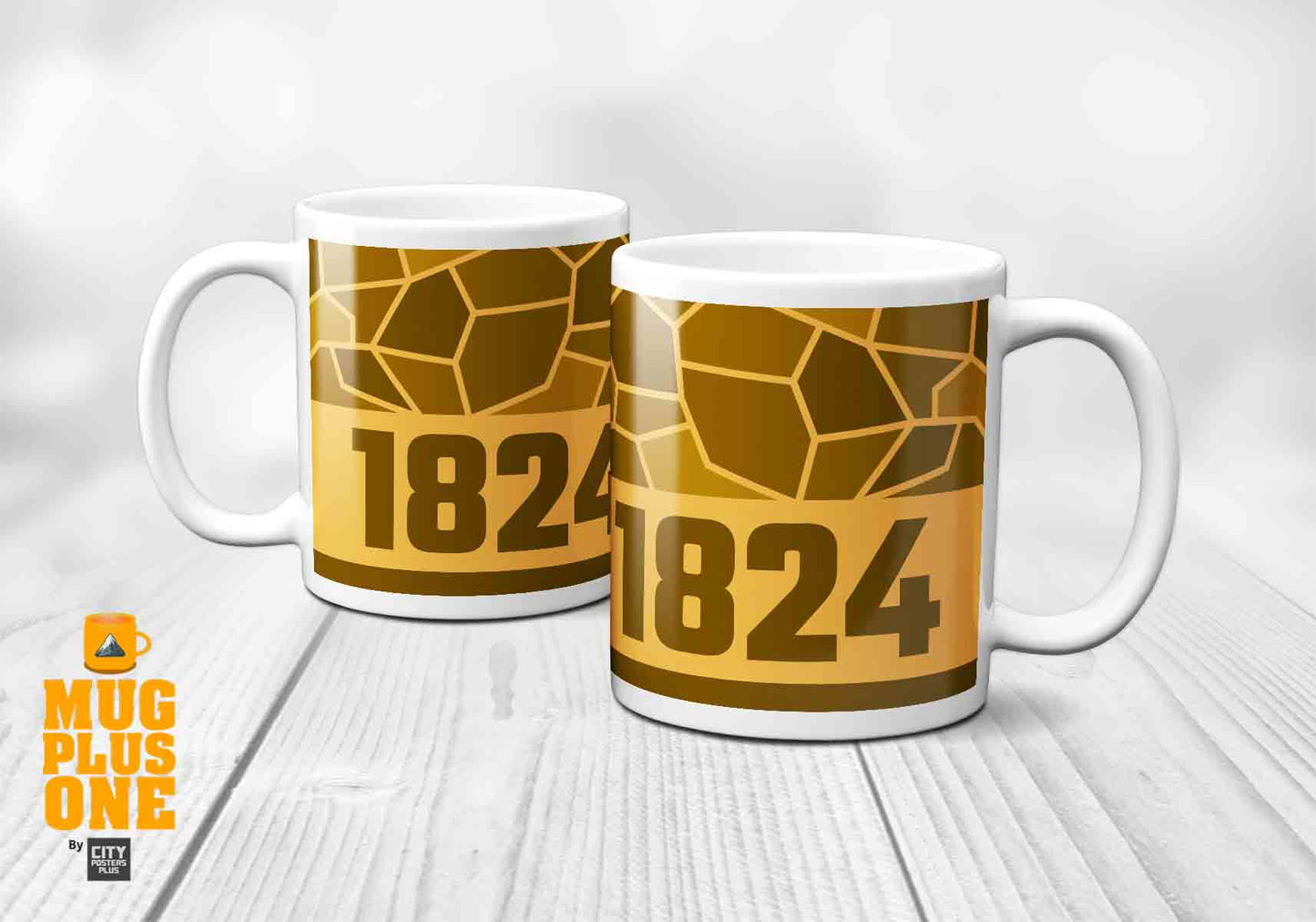 1824 Year Mug (11oz, Golden Yellow)