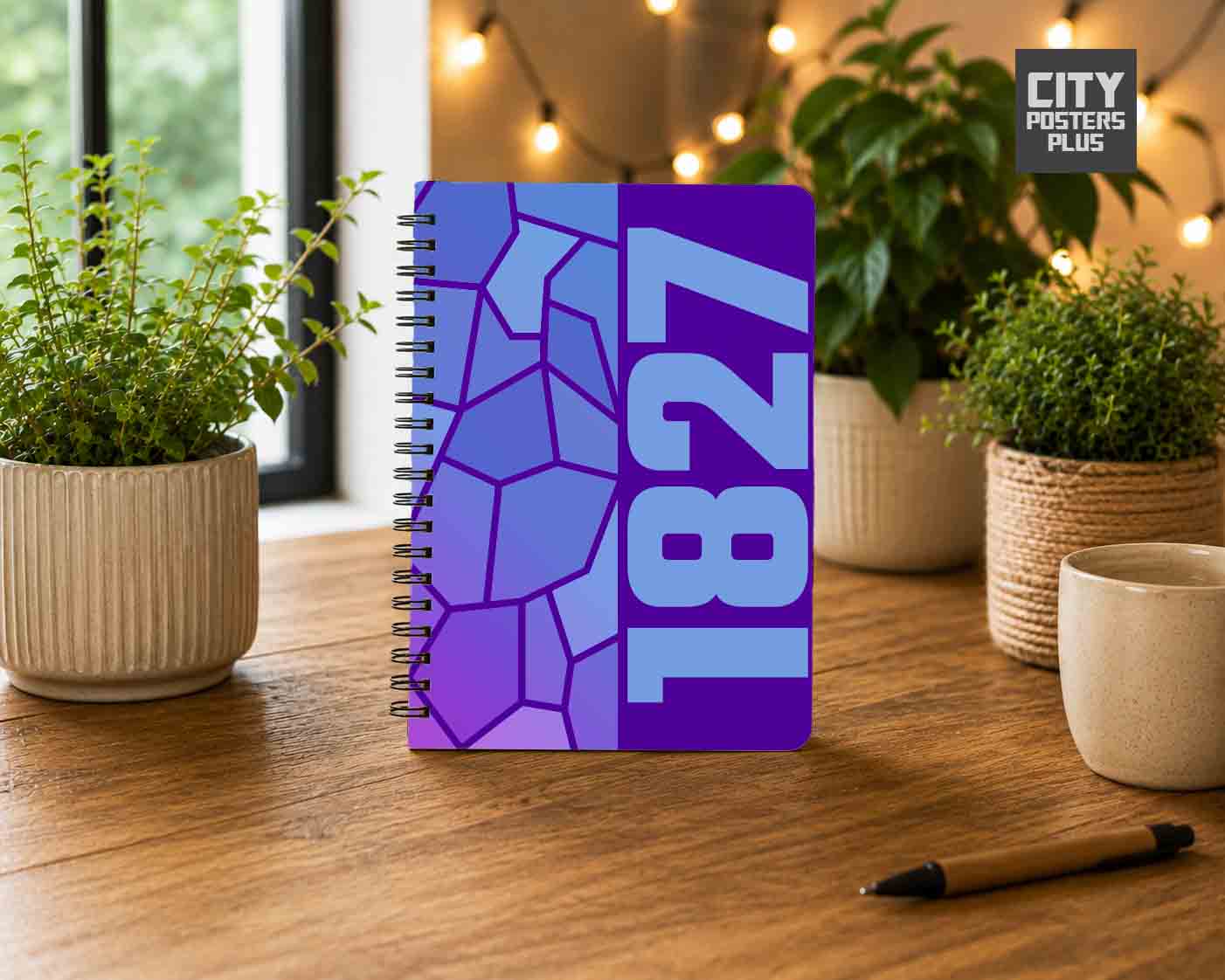 1827 Year Notebook (Purple)