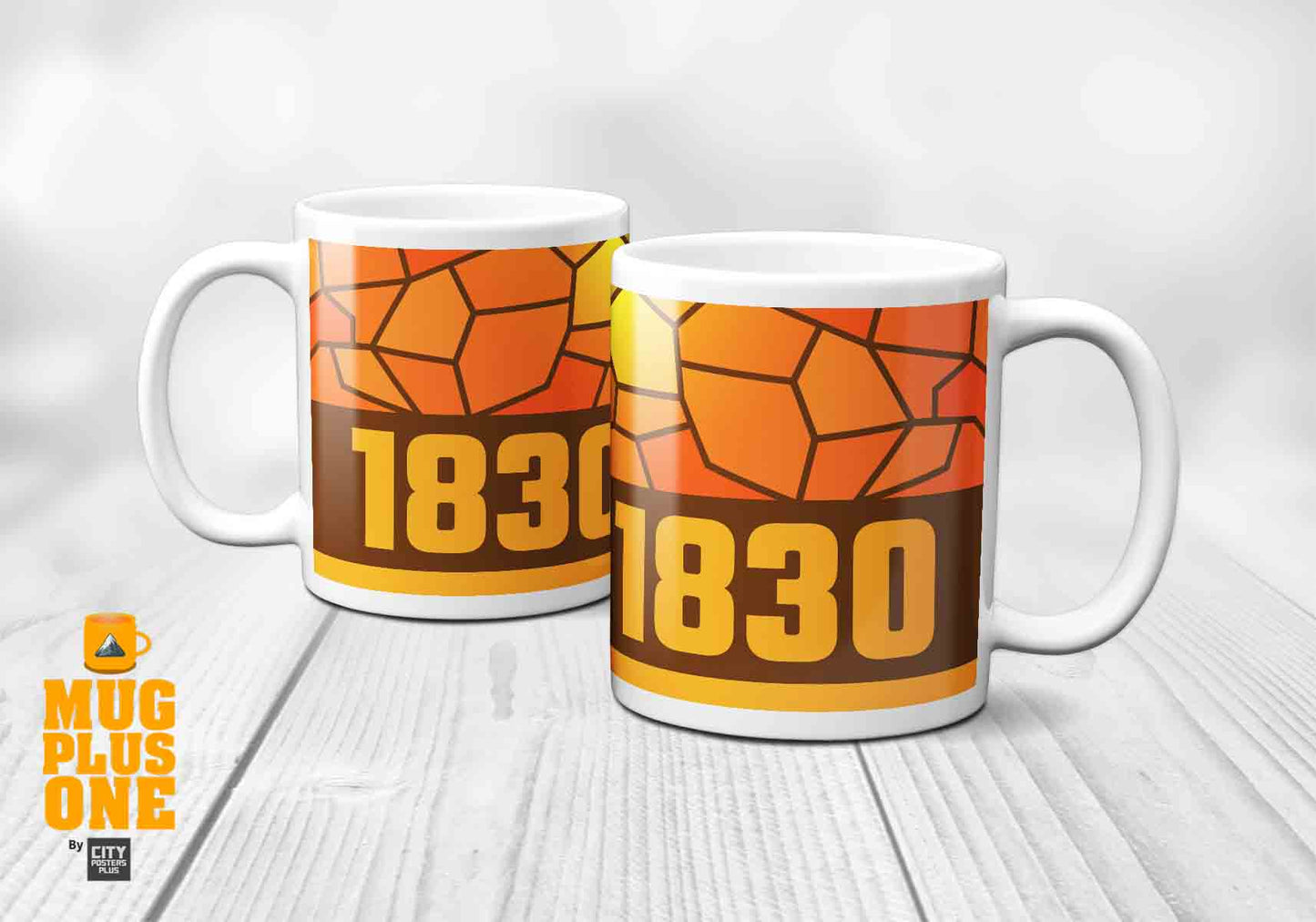 1830 Year Mug (11oz, Brown)
