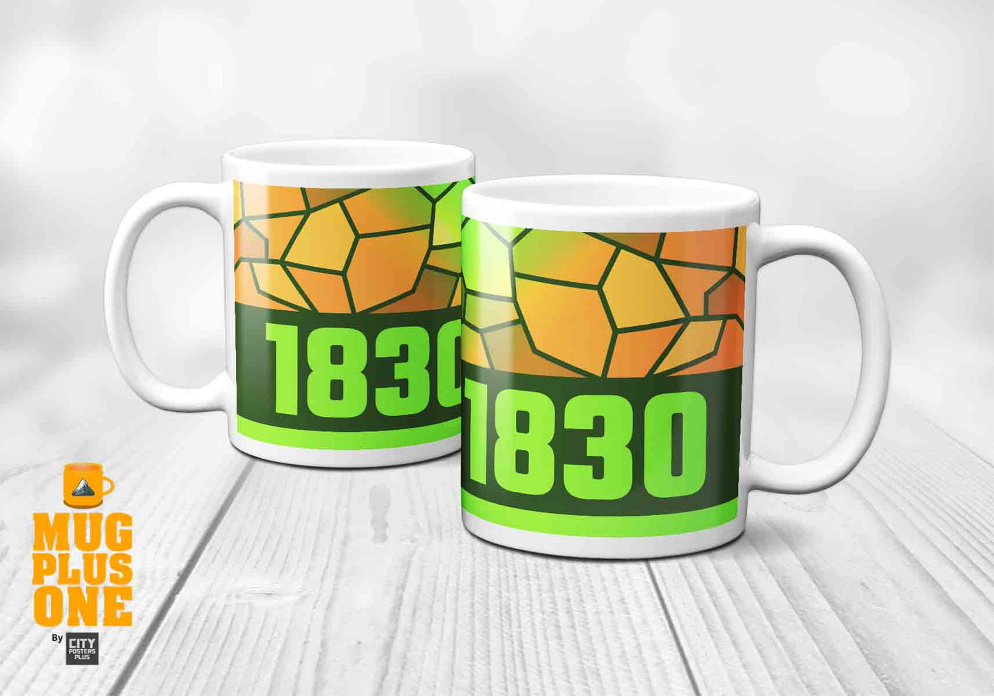 1830 Year Mug (11oz, Olive Green)
